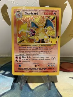 Charizard 4/102 Pokemon Celebrations Classic Collection Holo Rare Card NM - Image 1