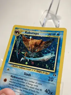 Kabutops 6/75 Holo Rare Neo Discovery Unlmited Pokemon TCG 2000 Card LP - Image 3