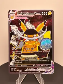 Pikachu Cosplay One Piece Edward Newgate, Marshall Teach Doujinan Art Card - Image 1