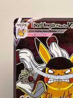 Pikachu Cosplay One Piece Edward Newgate, Marshall Teach Doujinan Art Card - Image 4
