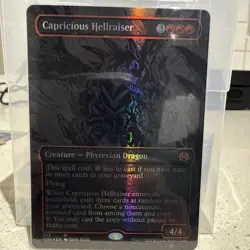 Capricious Hellraiser (Oil Slick Raised Foil) Phyrexia: All Will Be One Foil - Image 1