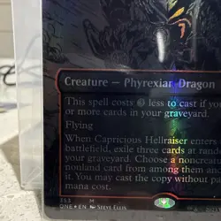 Capricious Hellraiser (Oil Slick Raised Foil) Phyrexia: All Will Be One Foil - Image 5