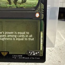 Scrounging Deathclaw - Tarmogoyf (Showcase) Universes Beyond: Fallout Regular - Image 4