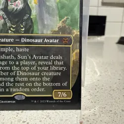 Gishath, Sun's Avatar (Borderless) The Lost Caverns of Ixalan Regular - Image 4