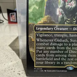 Gishath, Sun's Avatar (Borderless) The Lost Caverns of Ixalan Regular - Image 5