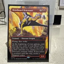 Bonehoard Dracosaur (Borderless) The Lost Caverns of Ixalan Regular - Image 1
