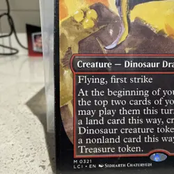 Bonehoard Dracosaur (Borderless) The Lost Caverns of Ixalan Regular - Image 5
