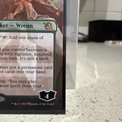 MTG - Wrenn and Realmbreaker (Borderless) March of the Machine Regular #322 - Image 4