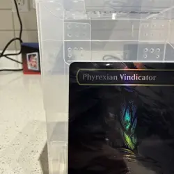 Phyrexian Vindicator (Oil Slick Raised Foil) Phyrexia: All Will Be One Foil - Image 2