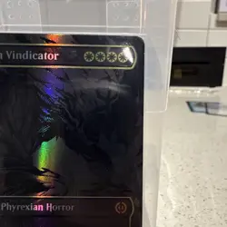 Phyrexian Vindicator (Oil Slick Raised Foil) Phyrexia: All Will Be One Foil - Image 3