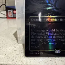 Phyrexian Vindicator (Oil Slick Raised Foil) Phyrexia: All Will Be One Foil - Image 5