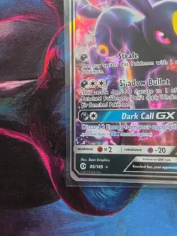 Umbreon GX 80/149 SM Base Set Holo NM – Ultra Rare Pokemon Card – Sun & Moon - Image 5