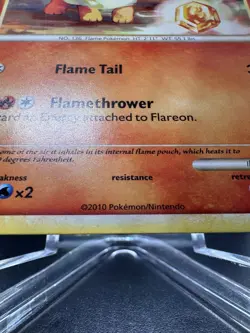 🔥 Pokemon TCG – Flareon 26/90 – Undaunted (2010) – Uncommon - Non-Holo – LP - Image 5