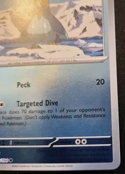 Prinplup 028/094 Reverse Holo Common Phantasmal Flames Pokemon TCG - Image 5