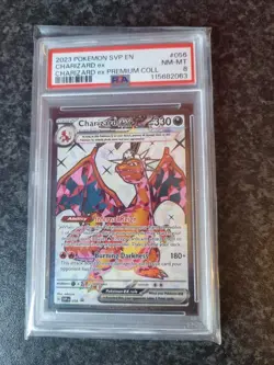 Pokemon SVP Charizard ex Premium Collection 056, PSA 8. - Image 1