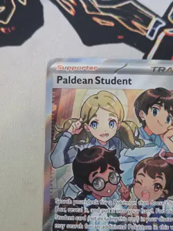 Pokemon TCG Paldean Student 230/091 Full Art Ultra Rare Holo - Paldean Fates NM - Image 3
