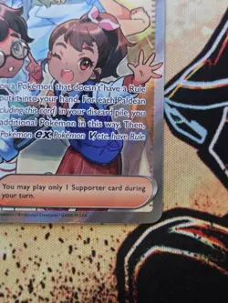 Pokemon TCG Paldean Student 230/091 Full Art Ultra Rare Holo - Paldean Fates NM - Image 5
