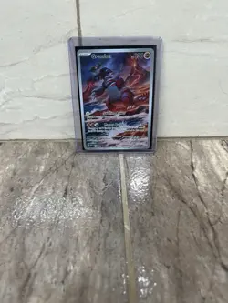Pokemon Groudon Full Art Holo 199/182 SV04: Paradox Rift Illustration Rare 130 … - Image 1