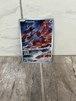 Pokemon Groudon Full Art Holo 199/182 SV04: Paradox Rift Illustration Rare 130 … - Image 2