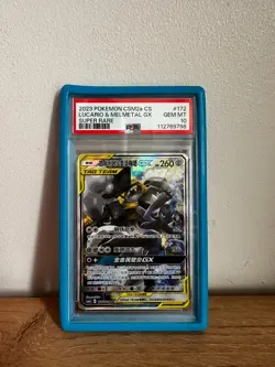 Lucario & Melmetal GX SR Alt Art 172/150 CSM2a Tag Team Pokemon TCG PSA 10 - Image 1