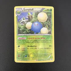 Pokemon TCG Jumpluff Dragons Exalted 3/124 Rare Reverse Holo - NM - Image 1