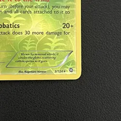 Pokemon TCG Jumpluff Dragons Exalted 3/124 Rare Reverse Holo - NM - Image 2