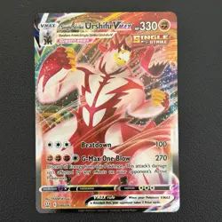 Pokemon TCG Single Strike Urshifu VMAX Battle Styles 086/163 Ultra Rare - NM - Image 1