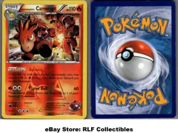 2015 Pokemon, Double Crisis, #2/34 Team Magma's Camerupt, Reverse Holo Rare - Image 1