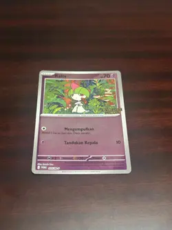 Pokemon TCG Bahasa Indonesia Ralts Set Kolektor PROMO Evolusi Mega STAMP - Image 1