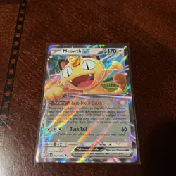 Pokemon Meowth EX Full Art Holo Double Rare 170 HP Perfect Order 062/088 - Image 1