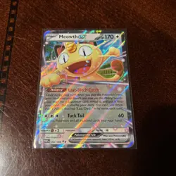 Pokemon Meowth EX Full Art Holo Double Rare 170 HP Perfect Order 062/088 - Image 4