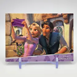 Rapunzel Flynn Rider Tangled Walt Disney Princess TCG Card Japan 2010 #66 - Image 1