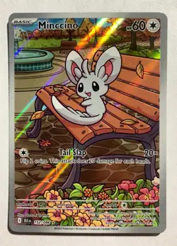 Pokemon TCG: Minccino 152/086 Sv: Black Bolt Holo - Image 1