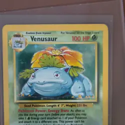 Pokemon Venusaur 15/102 Base Set Holo Rare 1999-2000 100 HP Solarbeam - Image 5