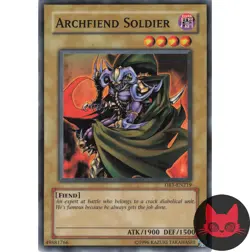 Yugioh Archfiend Soldier DR1-EN219 Common LP - Image 1