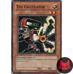 Yugioh The Calculator PTDN-EN036 Common 1st Edition LP - Image 1