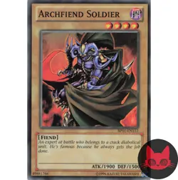 Yugioh Archfiend Soldier BP01-EN112 Common NM - Image 1