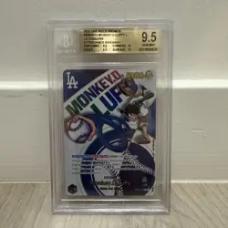 Bandai Monkey D. Luffy Promo Attendance Giveaway LA Dodgers Beckett 9.5 2025 - Image 1