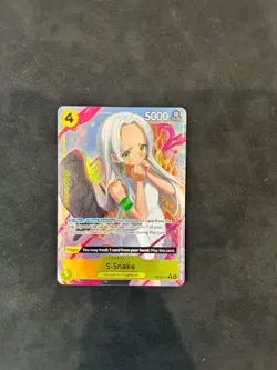 One Piece TCG OP13-114 S-Snake Alt Art Super Rare - English M/NM - Fast Ship 🚚 - Image 1