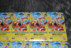 One Piece Adventure On Kami’s Island OP15-EB04 Sleeved Booster Pack 10 Pack Lot - Image 3