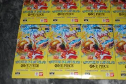 One Piece Adventure On Kami’s Island OP15-EB04 Sleeved Booster Pack 10 Pack Lot - Image 4