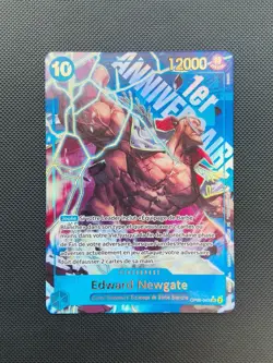 Carte One Piece TCG Edward Newgate OP08-043 Anniversary 1er Anniversaire FR NEUF - Image 1
