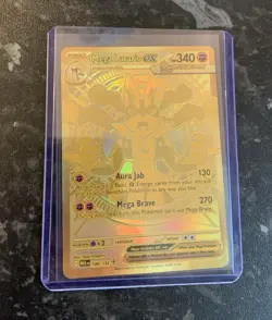Mega Lucario Ex - Mega Evolution 188/132 - GOLD RARE - Pokemon TCG - Pack Fresh - Image 1
