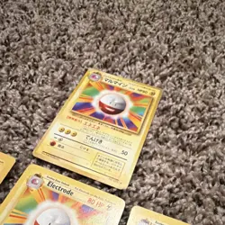 Pokemon TCG Base Set Wizards Electabuzz Magneton Raichu Electrode Lot 11 Cards - Image 3