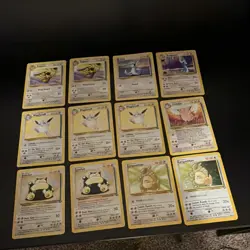 Pokemon TCG Jungle Wizards Pidgeot Dratini Dragonair Wigglytuff Lot 12 Cards - Image 1