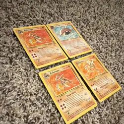 Pokemon TCG Fossil Wizards Kabuto Kabutops Hitmonlee Lot 4 Cards - Image 5