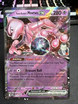Team Rocket's Mewtwo ex 205 Sv: Scarlet & Violet Promo Cards Holo - Image 1