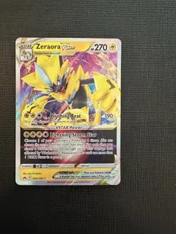 Pokemon TCG Zeraora VSTAR 055/159 2023 Crown Zenith Ultra Rare Card - NM - Image 1