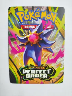 Pokemon TCG Perfect Order Trainer Tips Art Card MEGA STARMIE Build & Battle - Image 1
