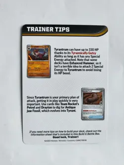 Pokemon TCG Perfect Order Trainer Tips Art Card MEGA STARMIE Build & Battle - Image 2